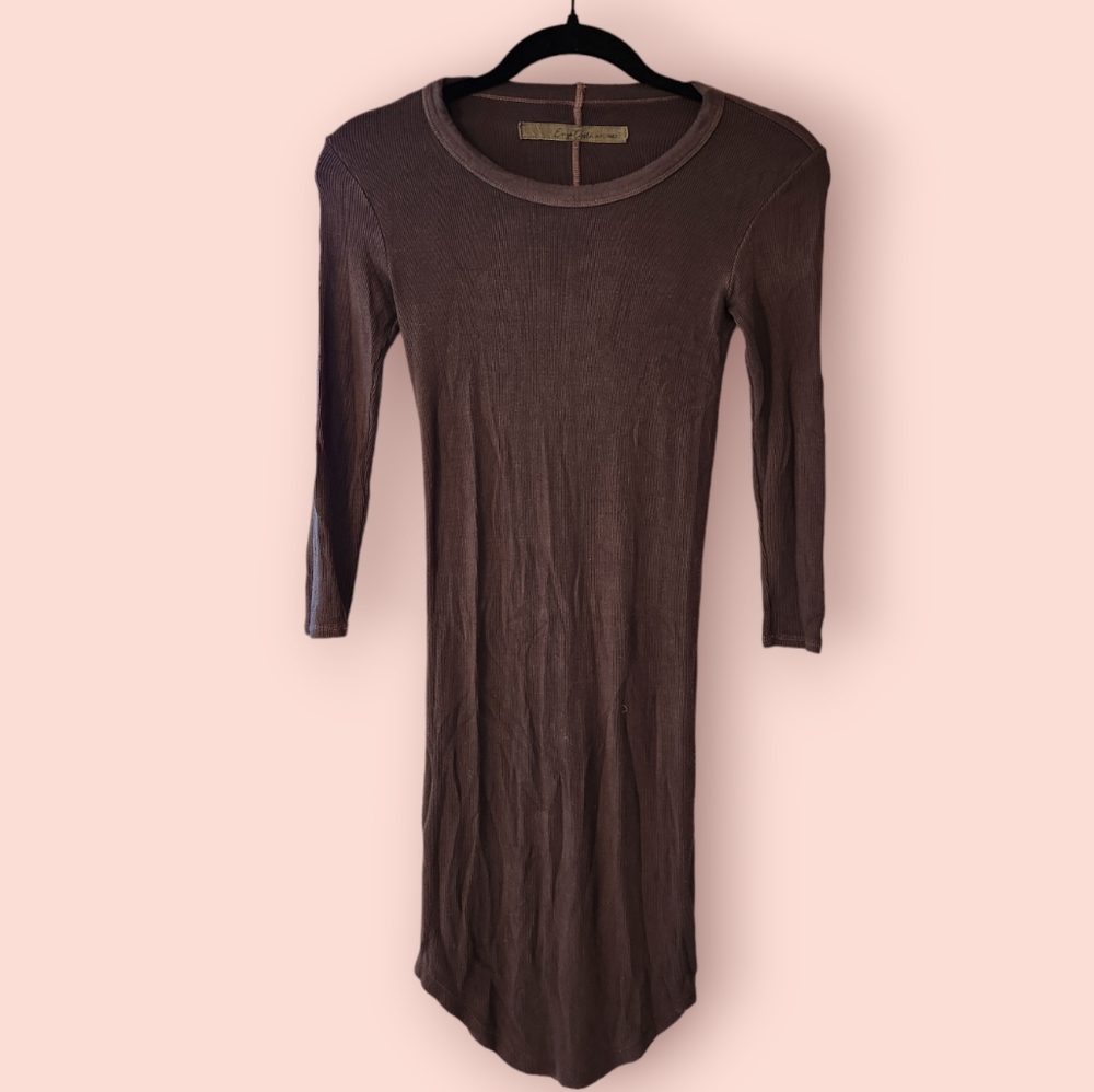 Enza Costa Revolve Robbed Long Sleeve Dress